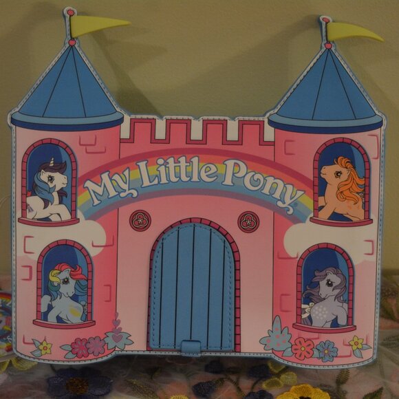 ?✨ Loungefly My Little Pony™ Castle Crossbody Bag ? Exclusive Retro Rainbow main image 13